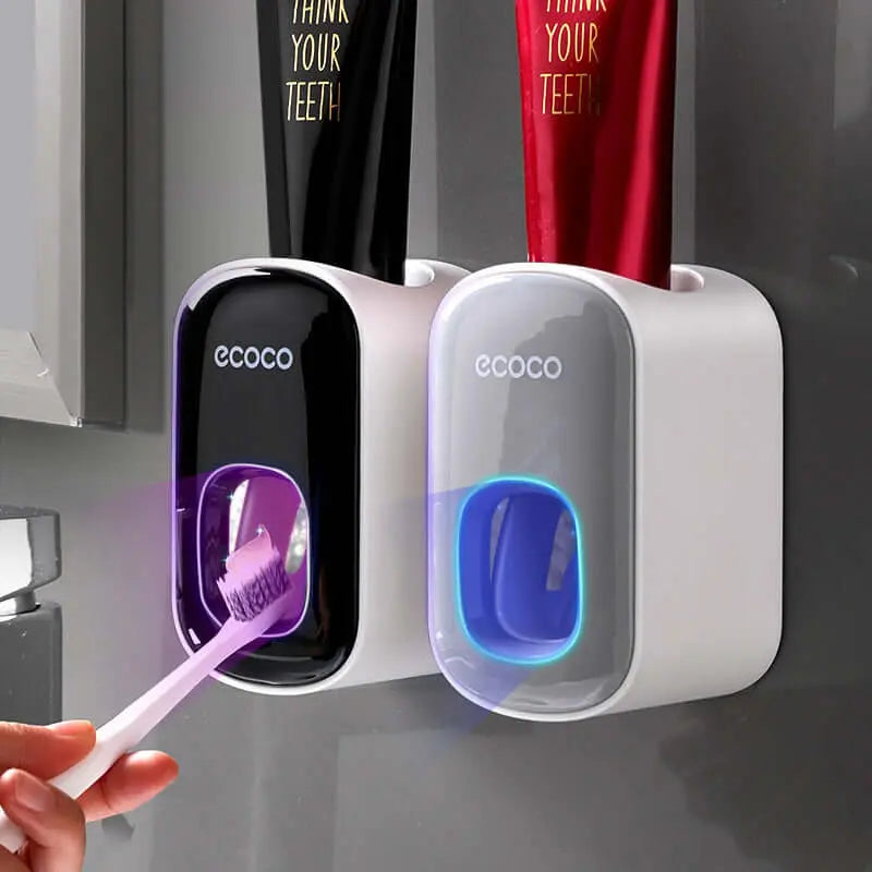 Wall Mounted Automatic Toothpaste Dispenser Set