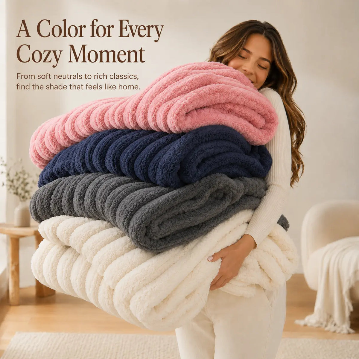 Ufist Premium Soft Lightweight Throw Blanket - Elegant Home Decor for Couch and Bed, Plush Warmth for All Seasons, Ideal Gift for Men and Women