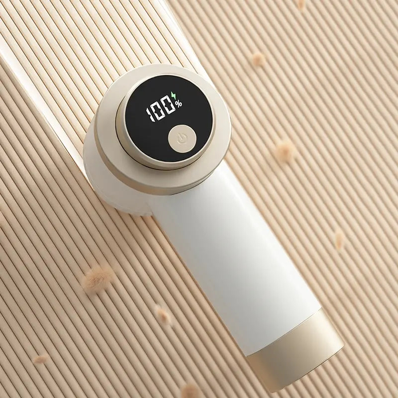 Rechargeable Lint Remover, Fabric Shaver, Lint Shaver for Clothing, Lint Cleaner, Lint Remover Tool, Handheld Electric Lint Remover with 6-Blade Cutter Head, Reusable Battery, Ideal for Clothes & Fabric Care