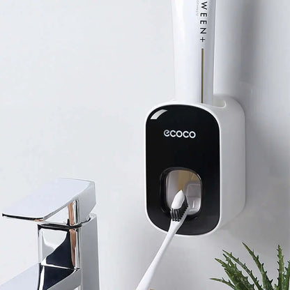 Wall Mounted Automatic Toothpaste Dispenser Set
